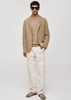 MANGO Marynarki*Teksturowana marynarka slim fit