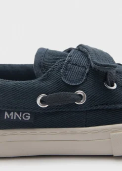 Dzieci MANGO Buty*Tenisówki w żeglarskim stylu na rzepy