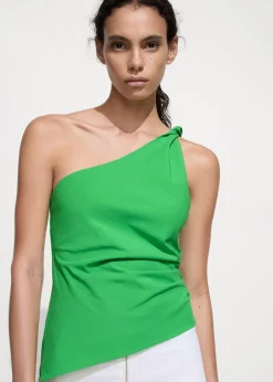 MANGO Topy*Top asymetryczny deseń