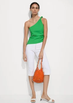 MANGO Topy*Top asymetryczny deseń