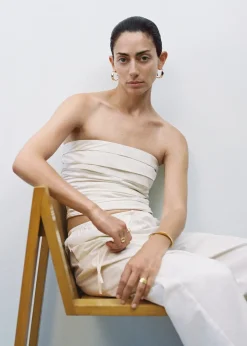 MANGO Topy*Top bandeau z drapowaniem