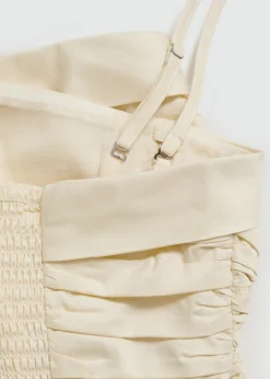 MANGO Topy*Top bandeau z drapowaniem