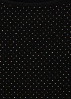 MANGO Topy*Top bawełniany z cekinami