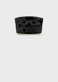 MANGO Topy*Top bez ramiączek z lusterkami