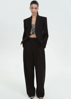 MANGO Topy*Top crop z kryształkami