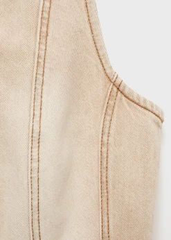 MANGO Topy*Top dżinsowy z suwakiem