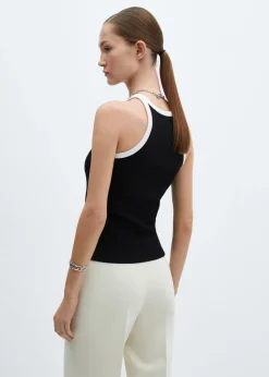 MANGO Topy*Top kontrastowe lamówki