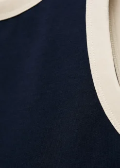 MANGO Topy*Top kontrastowe lamówki