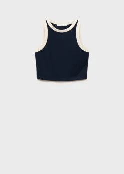 MANGO Topy*Top kontrastowe lamówki