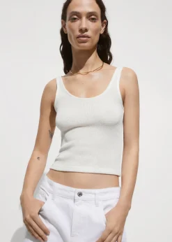 MANGO Topy*Top na ramiączkach z dzianiny