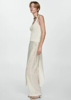 MANGO Topy*Top na ramiączkach z dzianiny