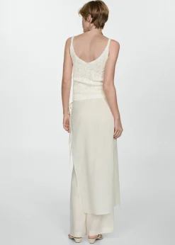 MANGO Topy*Top na ramiączkach z dzianiny