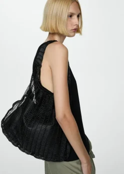 MANGO Topy*Top na ramiączkach z dzianiny