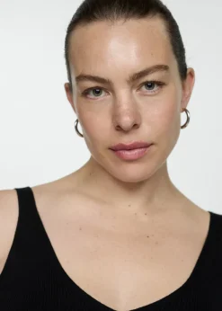 MANGO Topy*Top na ramiączkach z dzianiny