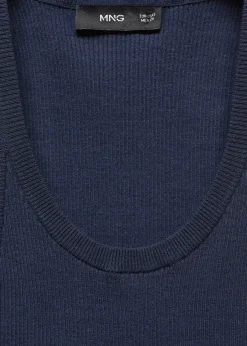 MANGO Topy*Top na ramiączkach z dzianiny