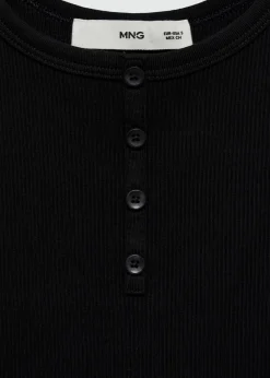 MANGO Topy*Top na ramiączkach z guzikami