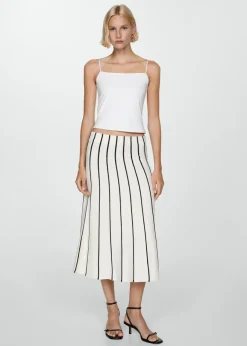 MANGO Topy*Top na ramiączkach z prostym dekoltem