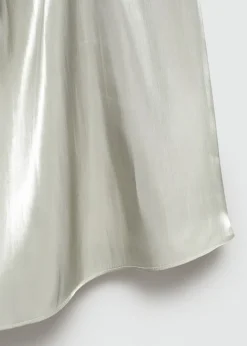 MANGO Topy*Top satynowy na ramiączkach