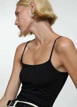 MANGO Topy*Top slim fit na cienkich ramiączkach