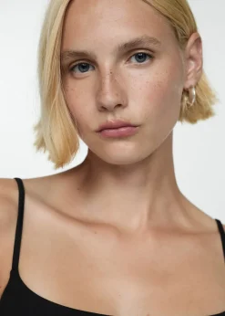 MANGO Topy*Top slim fit na cienkich ramiączkach