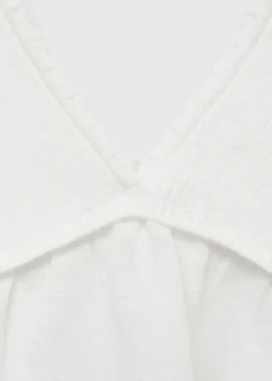 MANGO Koszule I Bluzki|Koszulki I Topy*Top szydełkowa wstawka