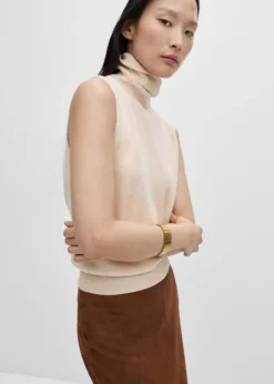 MANGO Topy|Kamizelki*Top wełniany z golfem