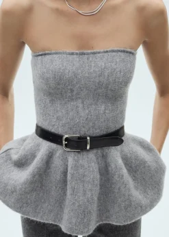 MANGO Topy*Top z baskinką bez ramiączek