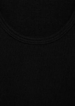 MANGO Topy*Top z bawełny na szerokich ramiączkach