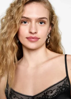 MANGO Koszule I Bluzki|Koszulki I Topy*Top z koronkową wstawką