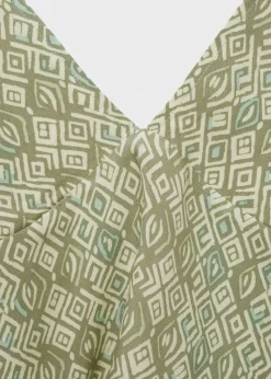 MANGO Koszule I Bluzki*Top z nadrukiem i falbankami