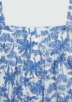 Dzieci MANGO Koszule I Bluzki*Top z nadrukiem w palmy