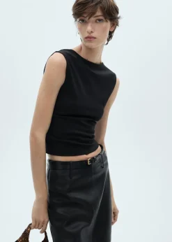 MANGO Topy*Top z odkrytymi plecami