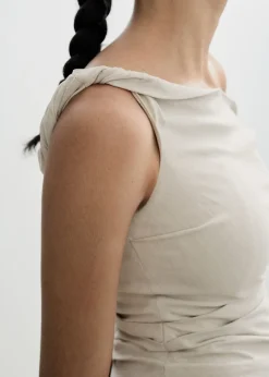 MANGO Topy*Top z odkrytymi ramionami i drapowaniem