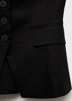 MANGO Topy*Top z odkrytymi ramionami i guzikami