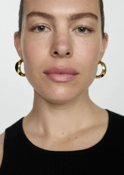 MANGO Topy*Top z prążkowanej dzianiny