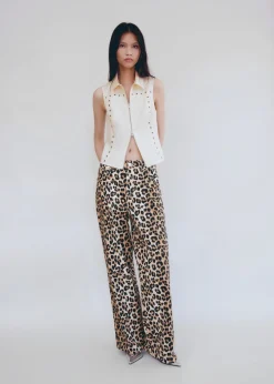 MANGO Topy*Top z suwakiem i ćwiekami