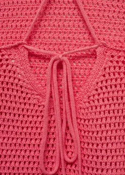 MANGO Topy*Top z szydełkowej dzianiny