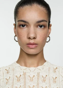 MANGO Topy*Top z szydełkowej dzianiny