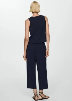 MANGO Topy*Top z teksturą i węzłem