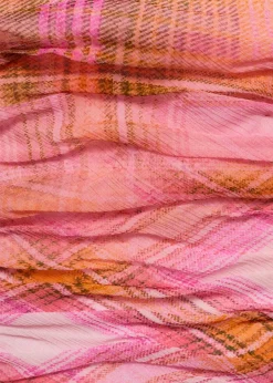 MANGO Topy*Top ze wzorem w kratę