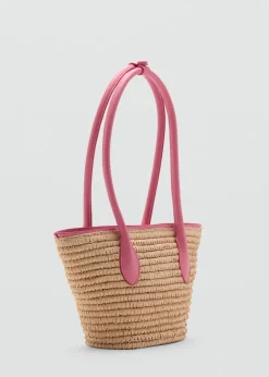 MANGO Torebki*Torba koszyk z naturalnych włókien