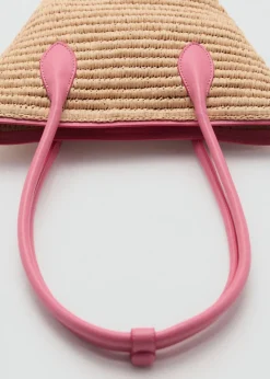 MANGO Torebki*Torba koszyk z naturalnych włókien