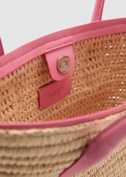 MANGO Torebki*Torba koszyk z naturalnych włókien