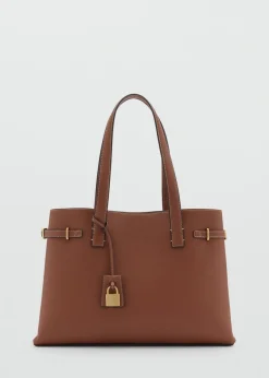 MANGO Torebki*Torba shopper z kłódką