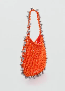 MANGO Torebki*Torba shopper z koralikami