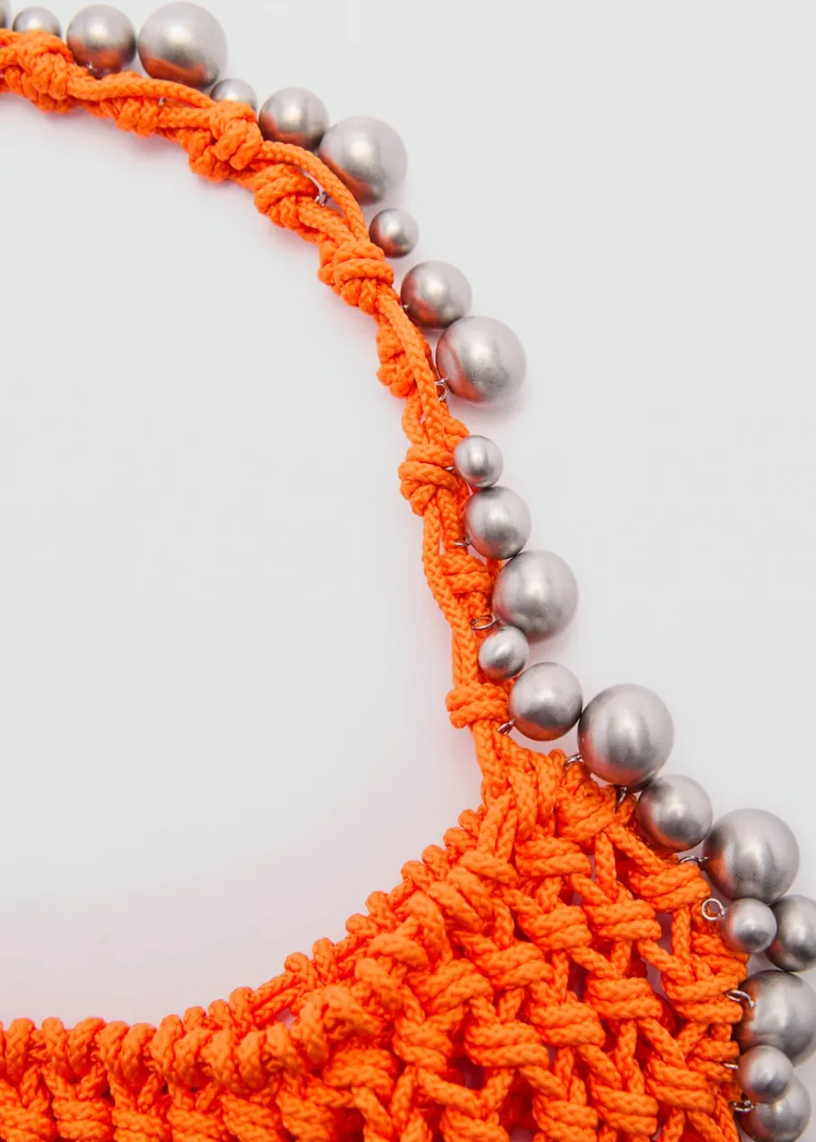 MANGO Torebki*Torba shopper z koralikami