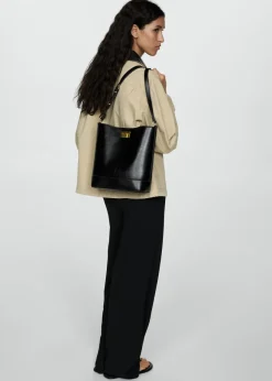 MANGO Torebki*Torba shopper z metalowym detalem