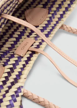 MANGO Torebki*Torba shopper ze skórzanymi uchwytami
