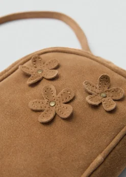 Dzieci MANGO Torebki*Torba skórzana z kwiatami