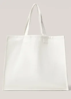 MANGO Akcesoria Łazienkowe*Torba tote z bawełny